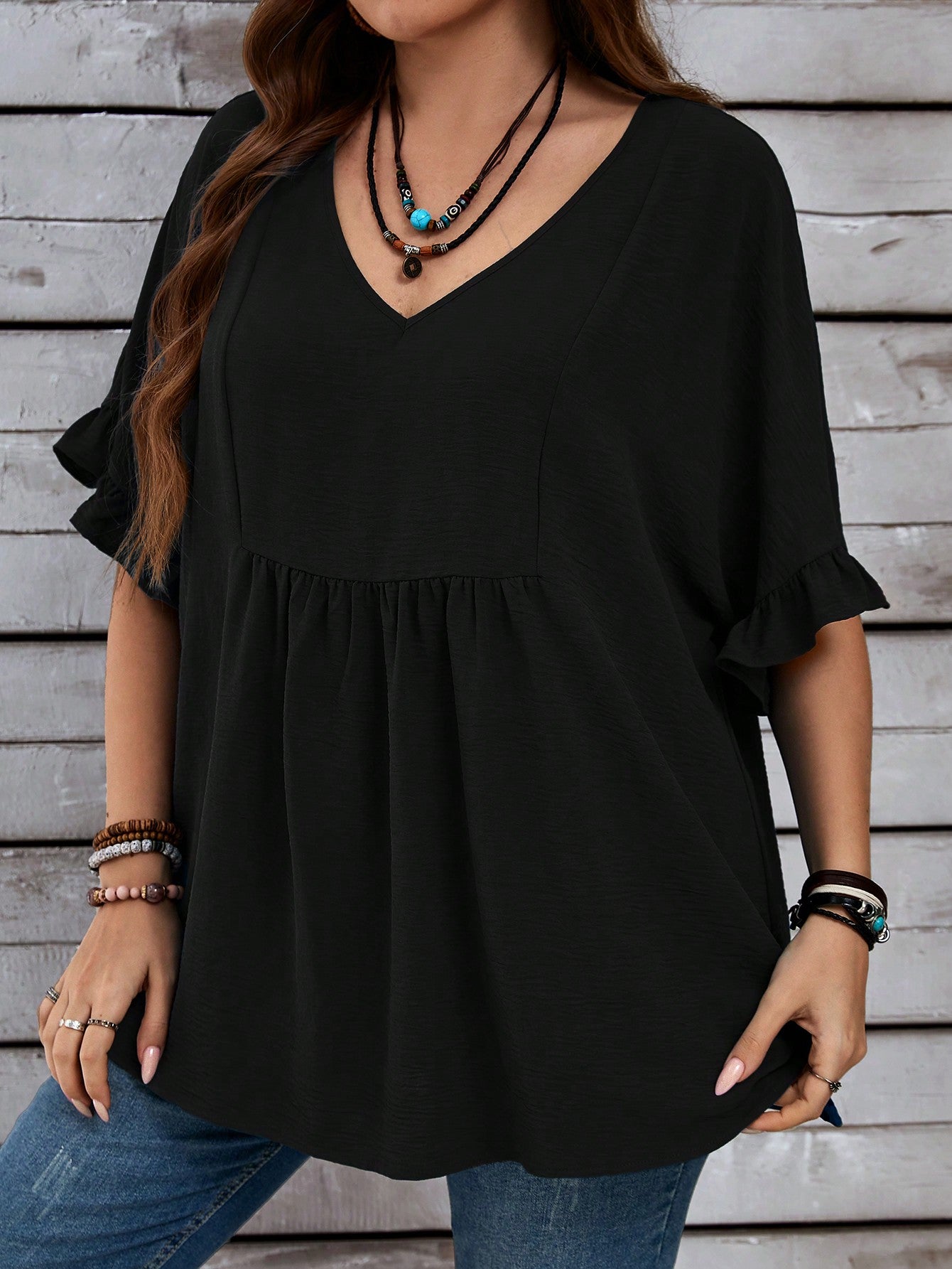 Blusa Soltinha Plus Size Estilosa