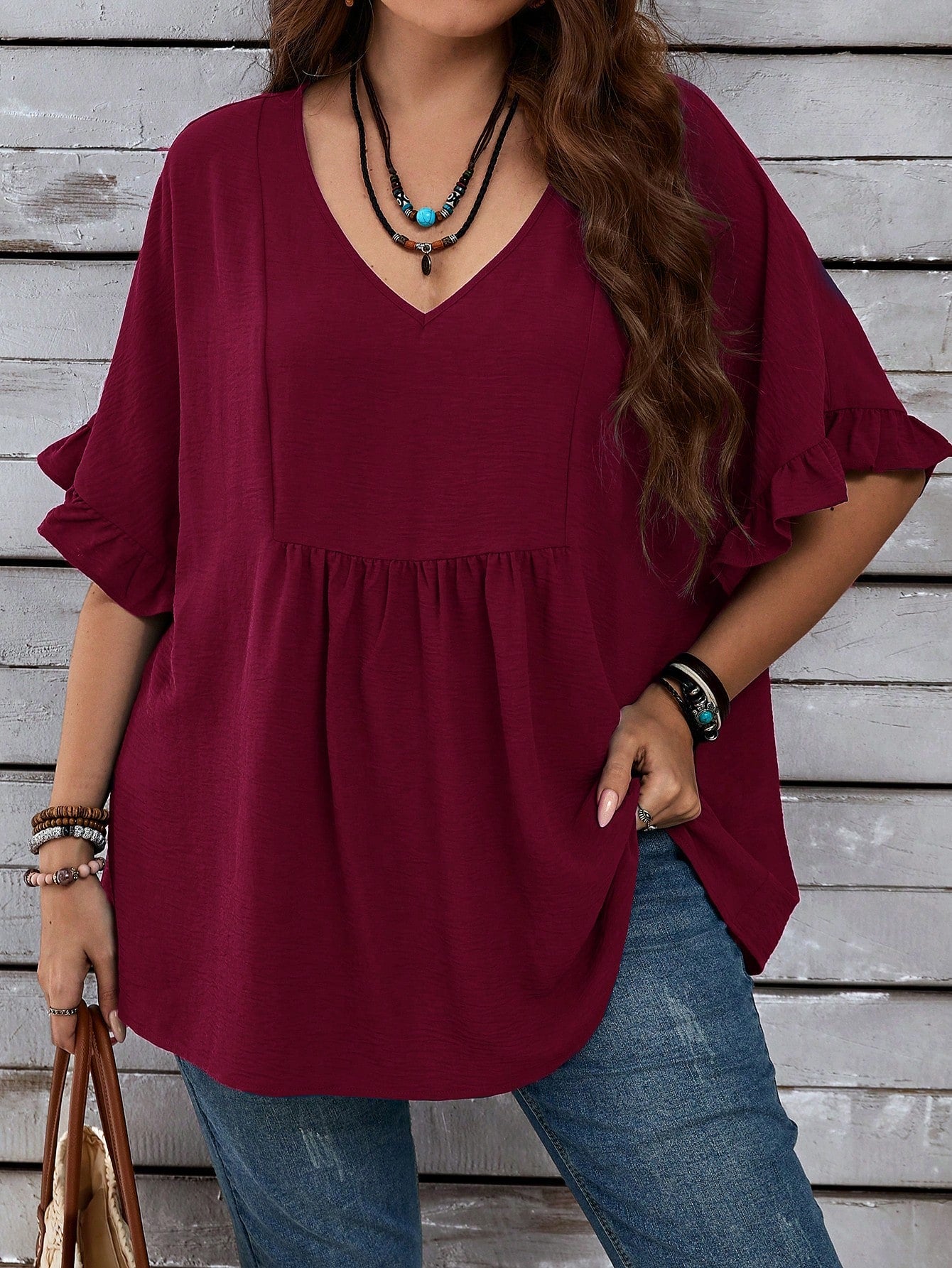 Blusa Soltinha Plus Size Estilosa