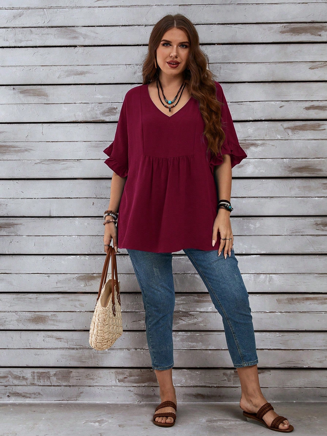 Blusa Soltinha Plus Size Estilosa