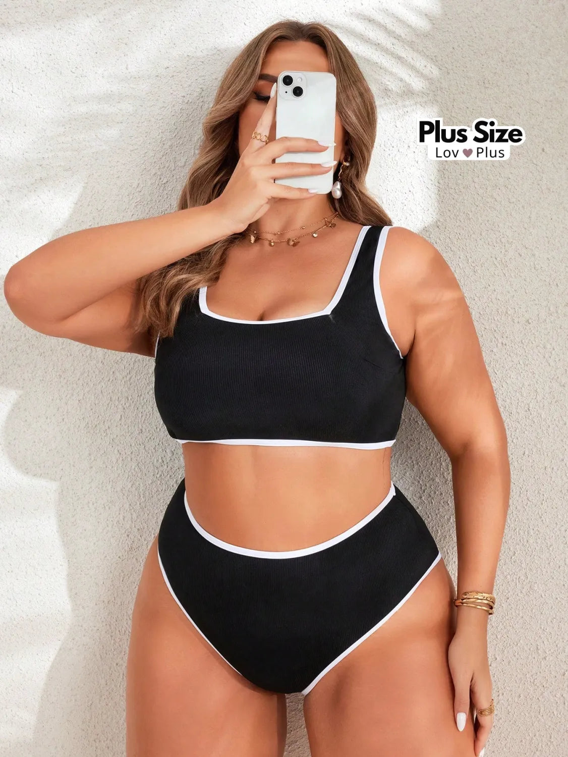 Biquíni Retrô Cintura Alta Plus Size Biquínis Plus Size