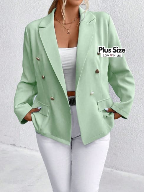 blazer elegante plus size, blazer feminino plus size, blazer plus size, blazer plus size feminino, blazer social plus size, flexify, inverno 2025, logo, manter tab original, roupa de inverno plus size , LovPlus