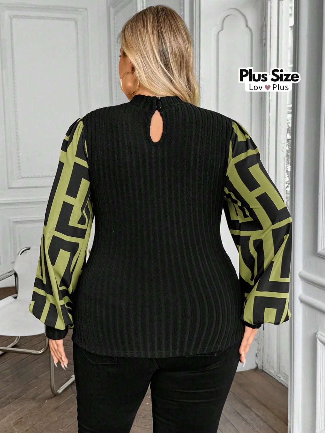 Blusa Chic Canelada Plus Size Tendência 2025 Blusas Plus Size