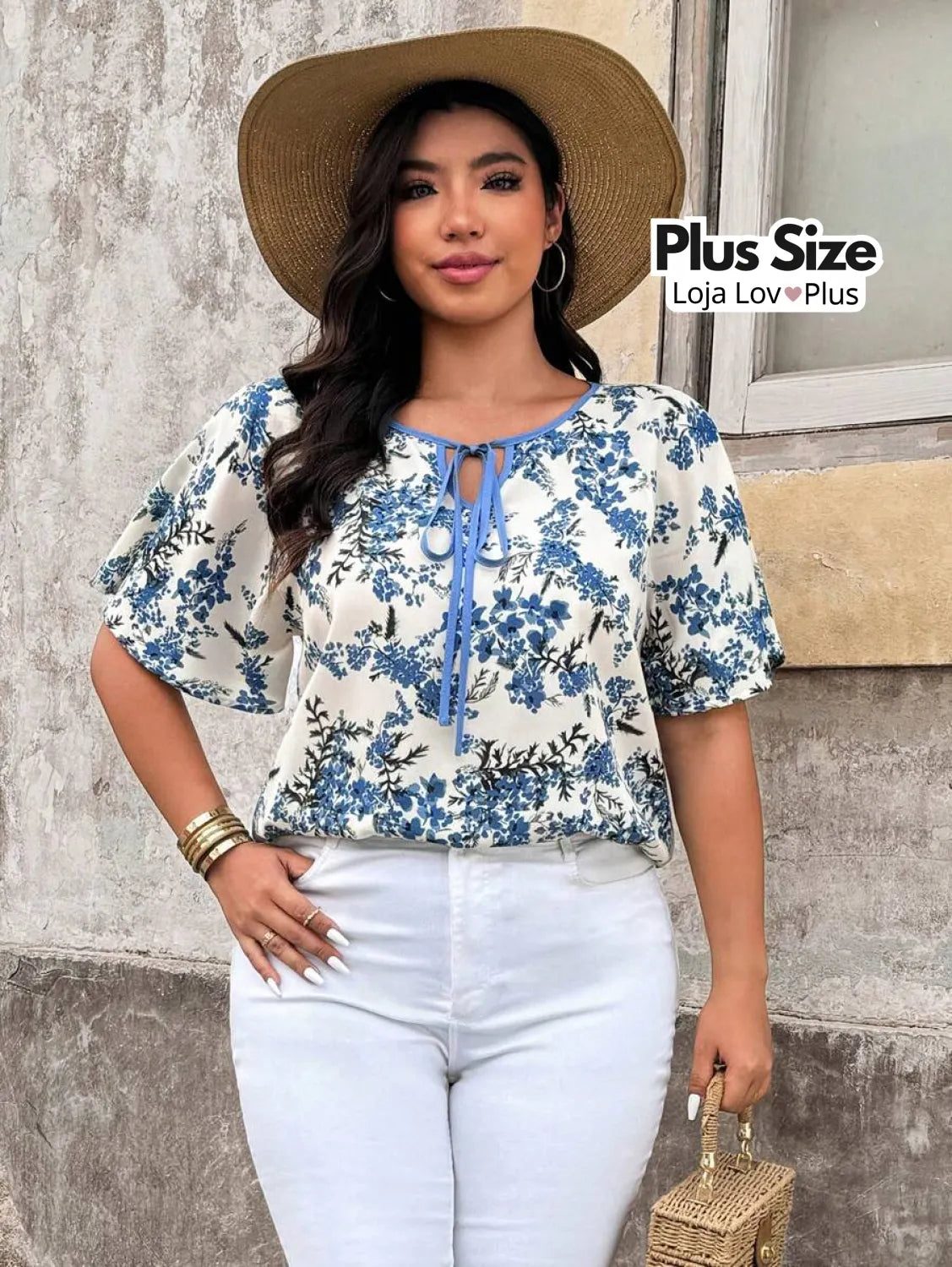 Blusa Plus Size Larga Tipo Bata Soltinha Blusas Plus Size