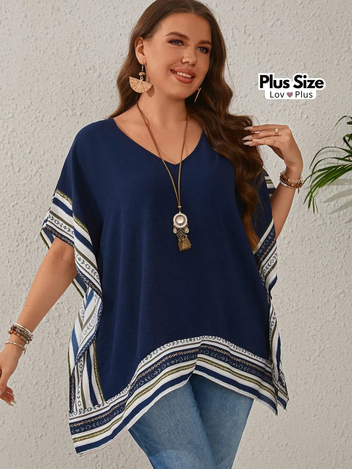 Blusa Soltinha Tipo Bata Indiana Plus Size Blusas Plus Size