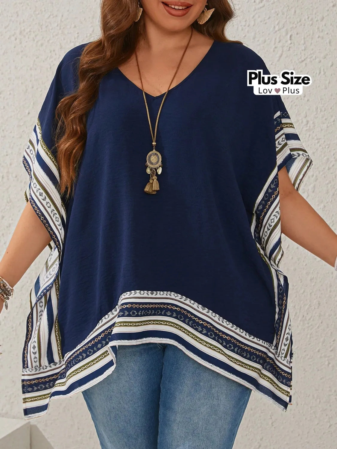 Blusa Soltinha Tipo Bata Indiana Plus Size Blusas Plus Size