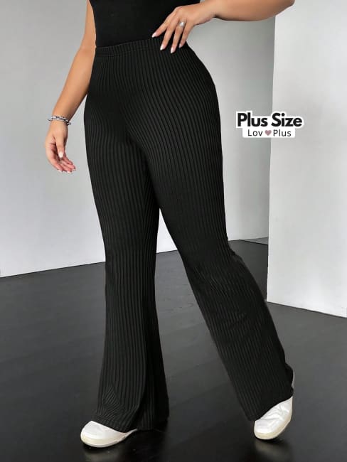 calça de frio plus size, calça de inverno plus size, calça flare plus size, calça plus, Calça plus size casual, Calças plus size, flexify, logo , LovPlus
