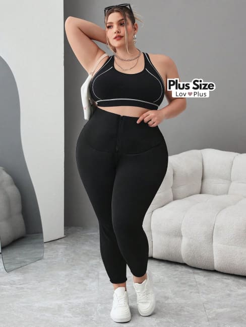 calca preta de compressao, calca preta modeladora, calca preta modeladora plus size, calça de academia plus size, calça de ginástica plus size, calça esportiva plus size, calça modeladora plus size, calça plus, calça reta plus, Calças plus size, flexify, logo , LovPlus