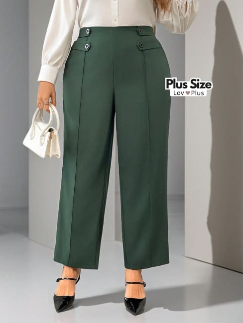 calça de alfaiataria plus size, calça feminina de alfaiataria plus size, calça preta de alfaiataria plus size, calça social plus, Calças plus size, flexify, logo , LovPlus