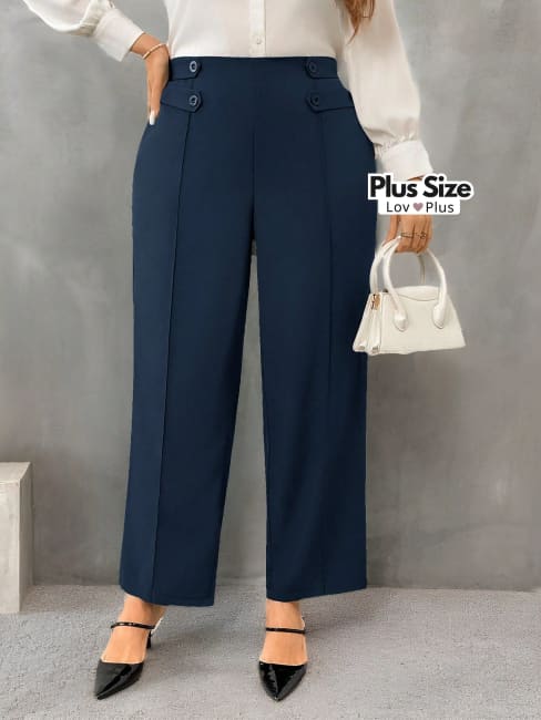 calça de alfaiataria plus size, calça feminina de alfaiataria plus size, calça preta de alfaiataria plus size, calça social plus, Calças plus size, flexify, logo , LovPlus
