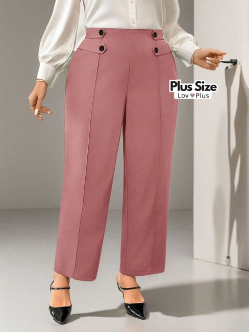 calça de alfaiataria plus size, calça feminina de alfaiataria plus size, calça preta de alfaiataria plus size, calça social plus, Calças plus size, flexify, logo , LovPlus