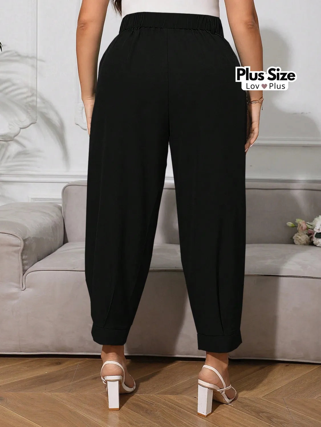 Calça Social Estilosa Plus Size Cintura Alta Calças