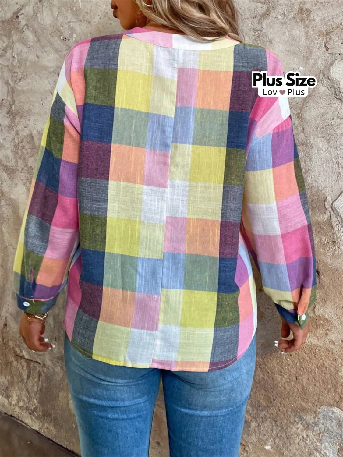 Camisa Xadrez Soltinha Plus Size Blusas Plus Size