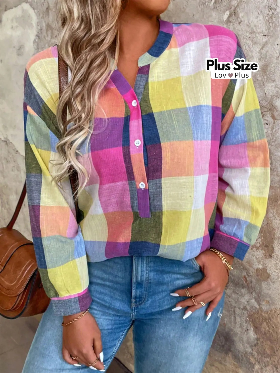 Camisa Xadrez Soltinha Plus Size Blusas Plus Size