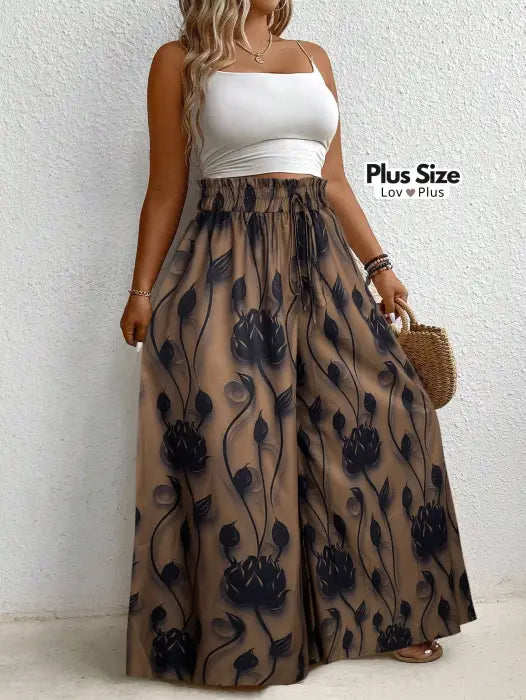 calça estampada plus size, calça estilosa plus size, Calça feminina pantalona, calça feminina pantalona plus size, calça larga plus size, calça pantalona branca plus size, calça pantalona plus, calça pantalona plus size, calça soltinha, calça verão, calças plus size, flexify, logo, pantalona, pantalona estampada, pantalona plus size , LovPlus