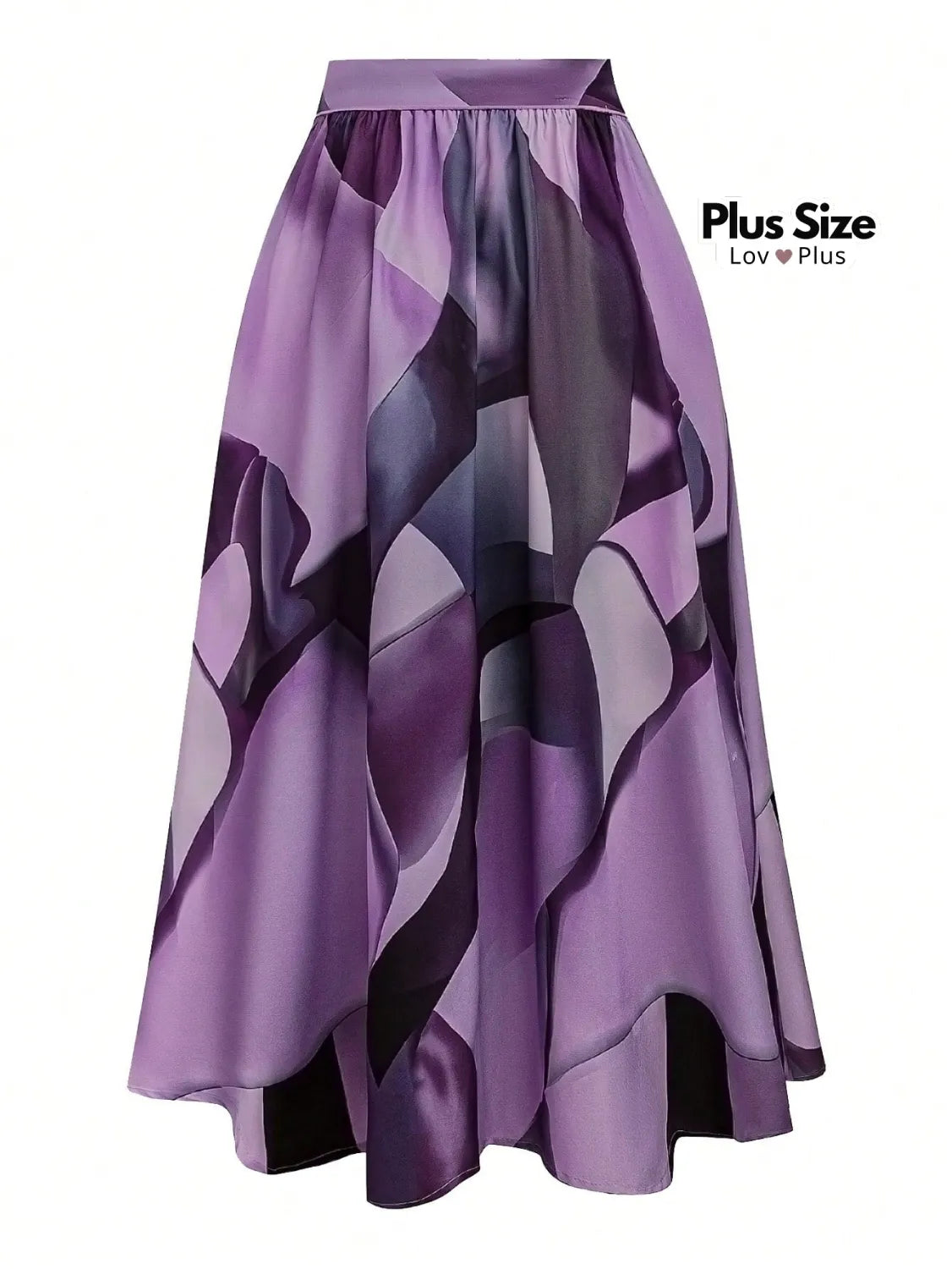 Saia Godê com Cinto Cintura Alta Plus Size Saias Plus Size