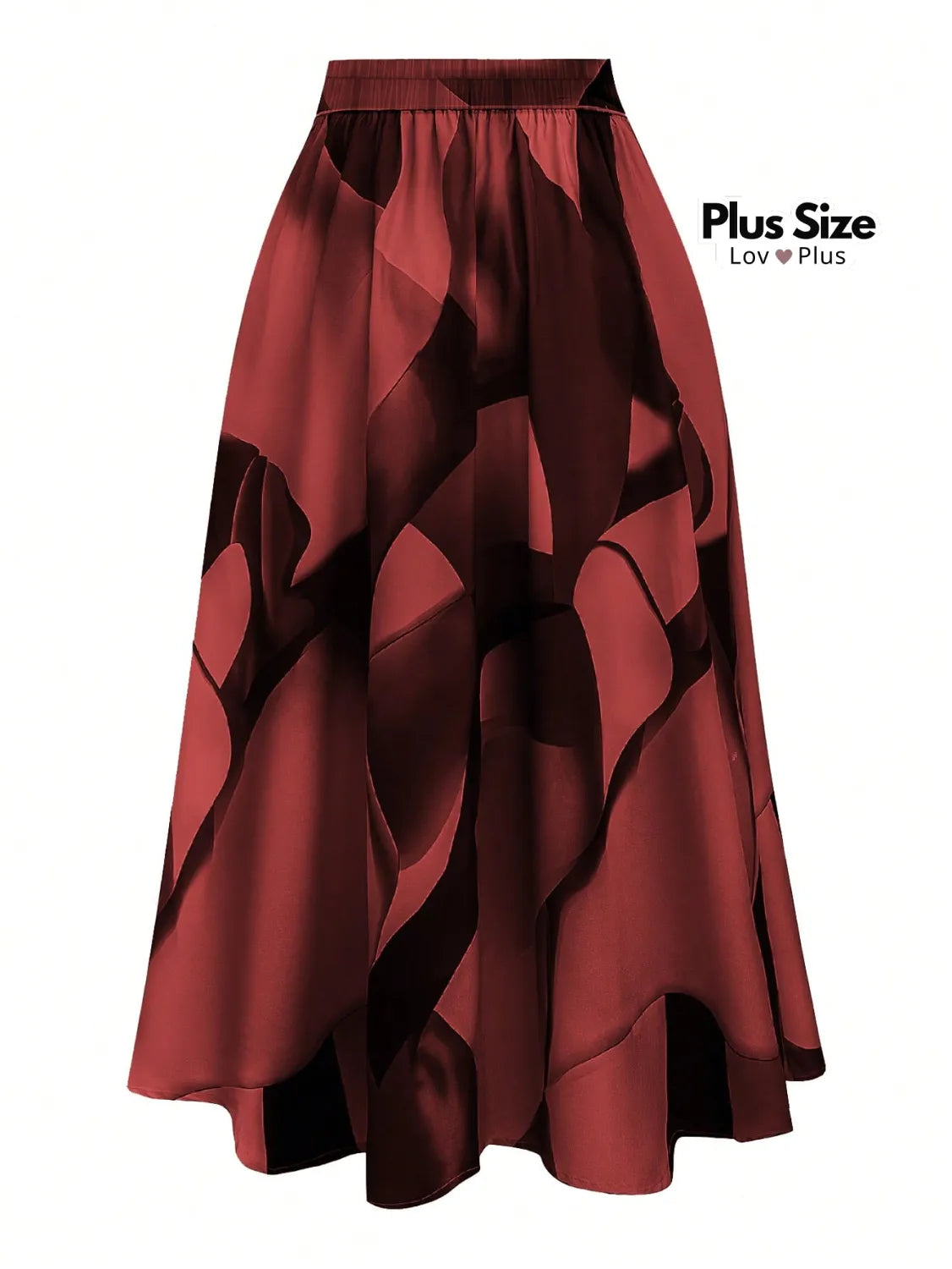 Saia Godê com Cinto Cintura Alta Plus Size Saias Plus Size