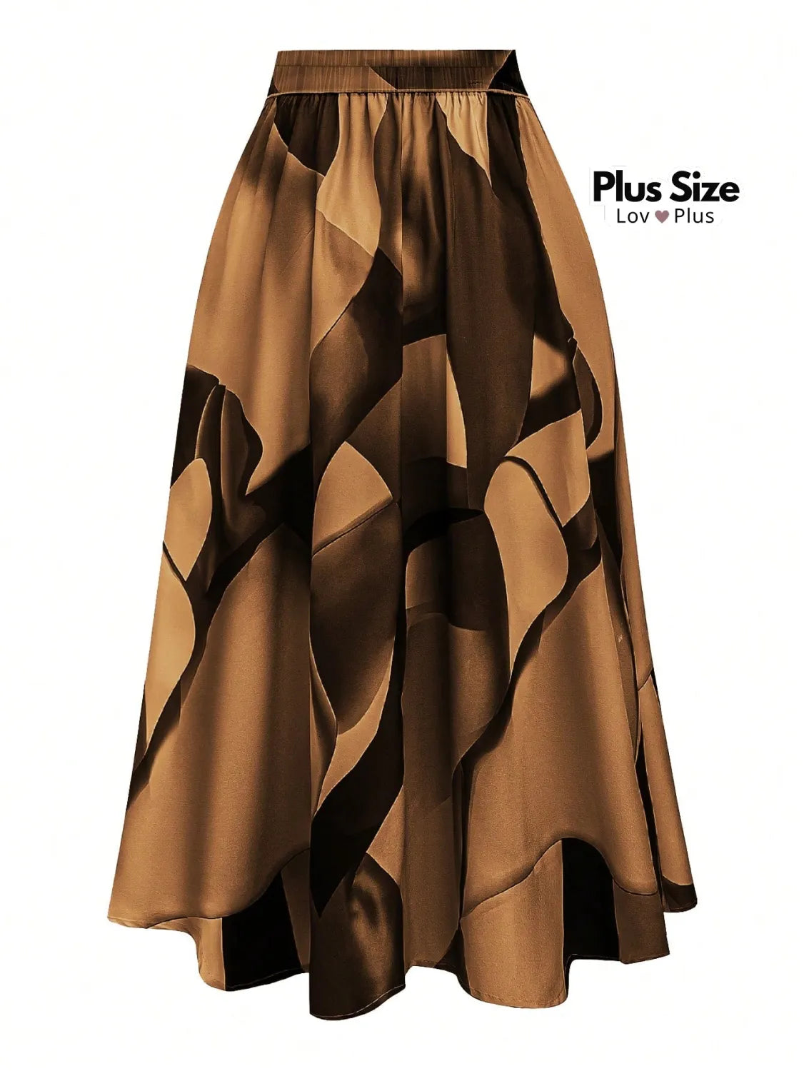 Saia Godê com Cinto Cintura Alta Plus Size Saias Plus Size