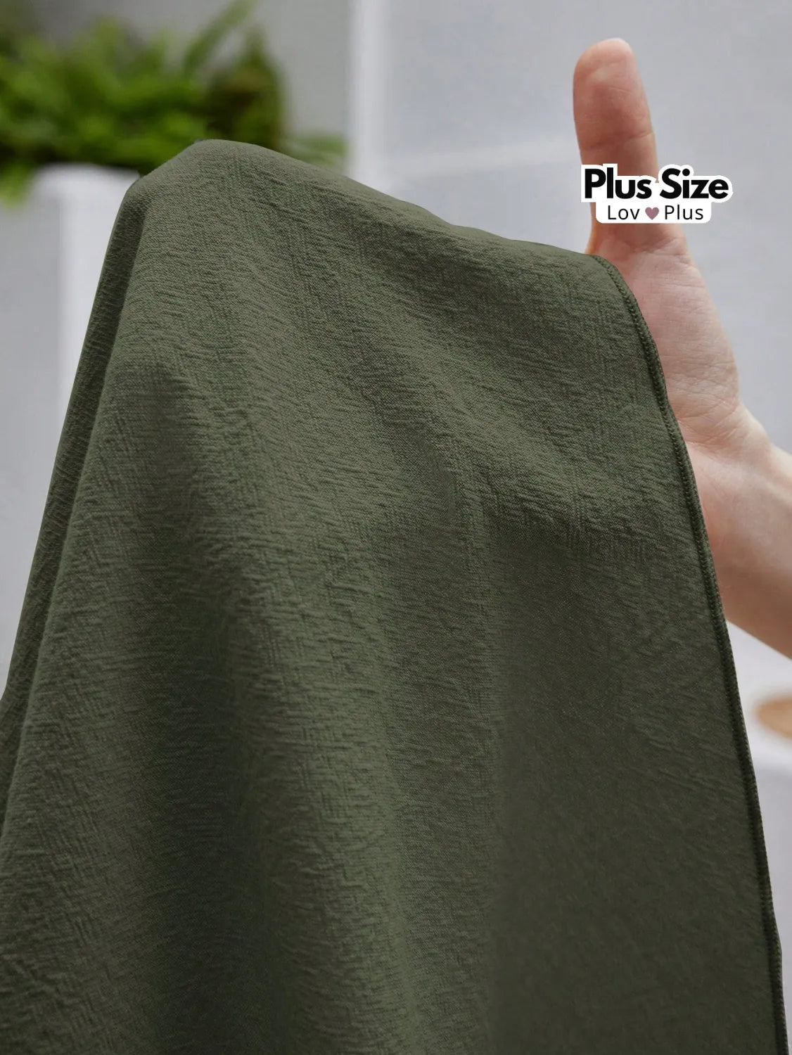 Saia Longa Transpassada Plus Size 100% Algodão Saias Plus Size