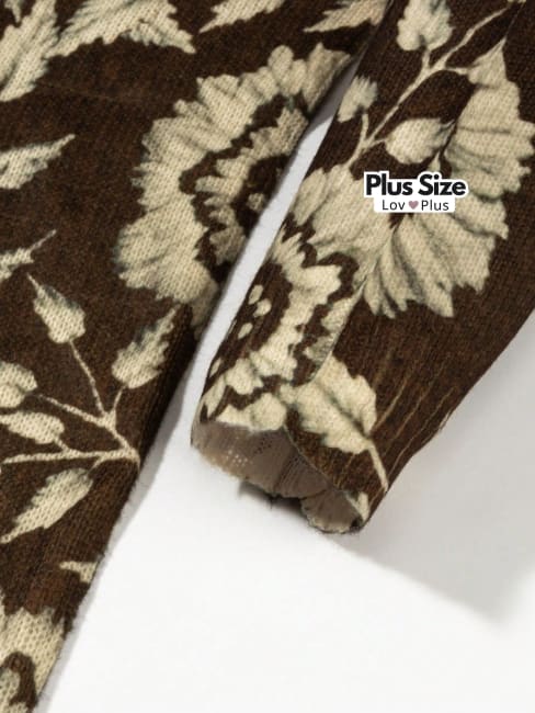 Suéter Leve Estampado Plus Size - Tags: Suéter Plus Size
