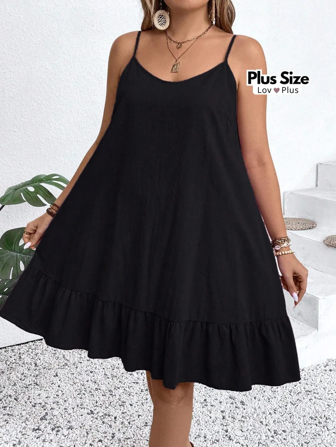 Vestido Plus Size de Algodão Puro Vestidos Plus Size