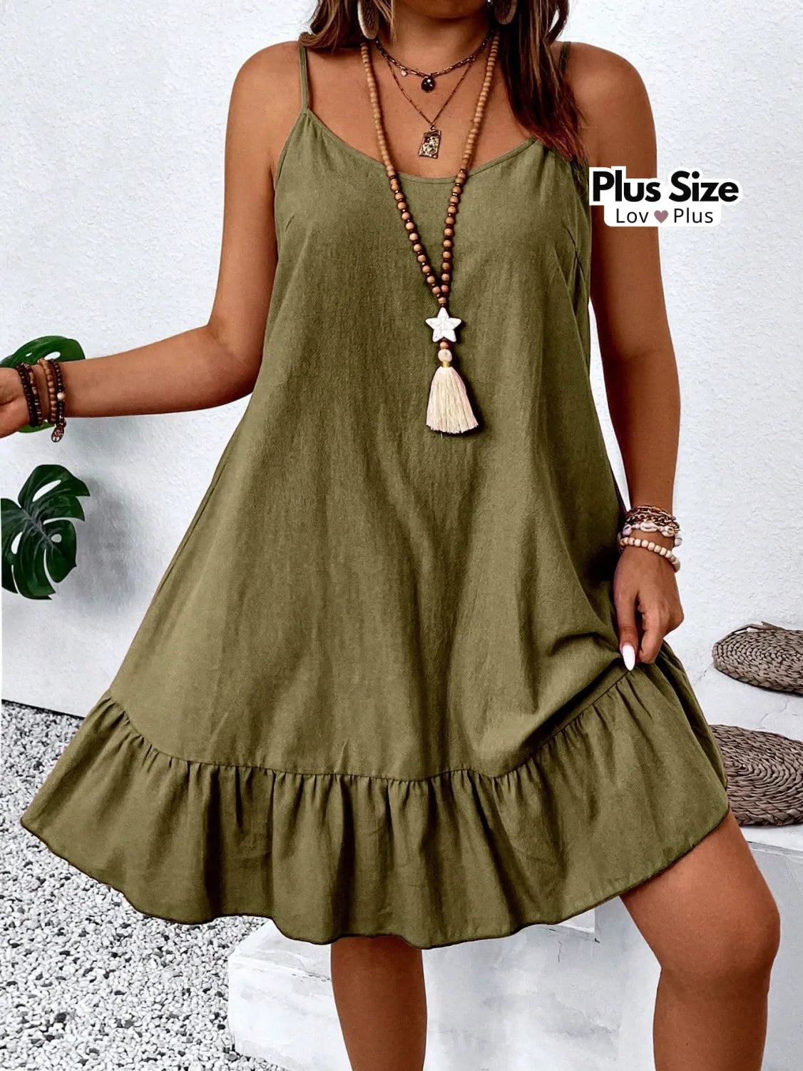 Vestido Plus Size de Algodão Puro Vestidos Plus Size