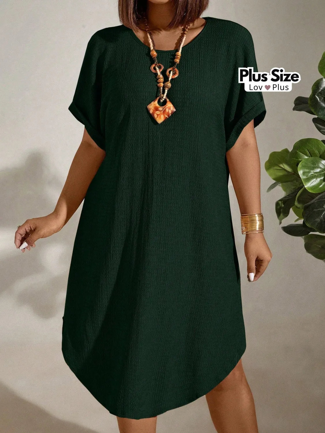 Vestido Soltinho Plus Size Casual Várias Cores Vestidos Plus Size