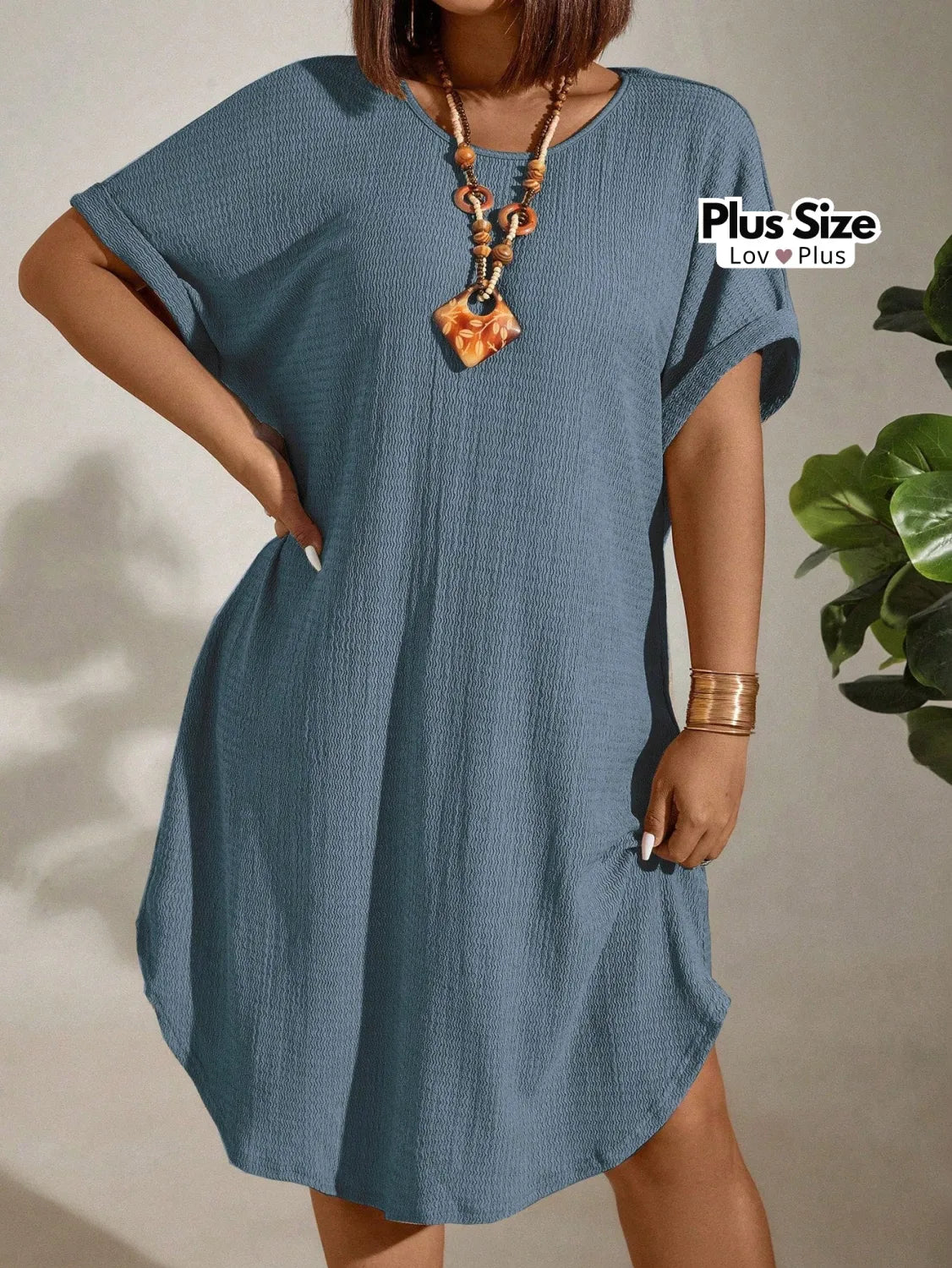 Vestido Soltinho Plus Size Casual Várias Cores Vestidos Plus Size