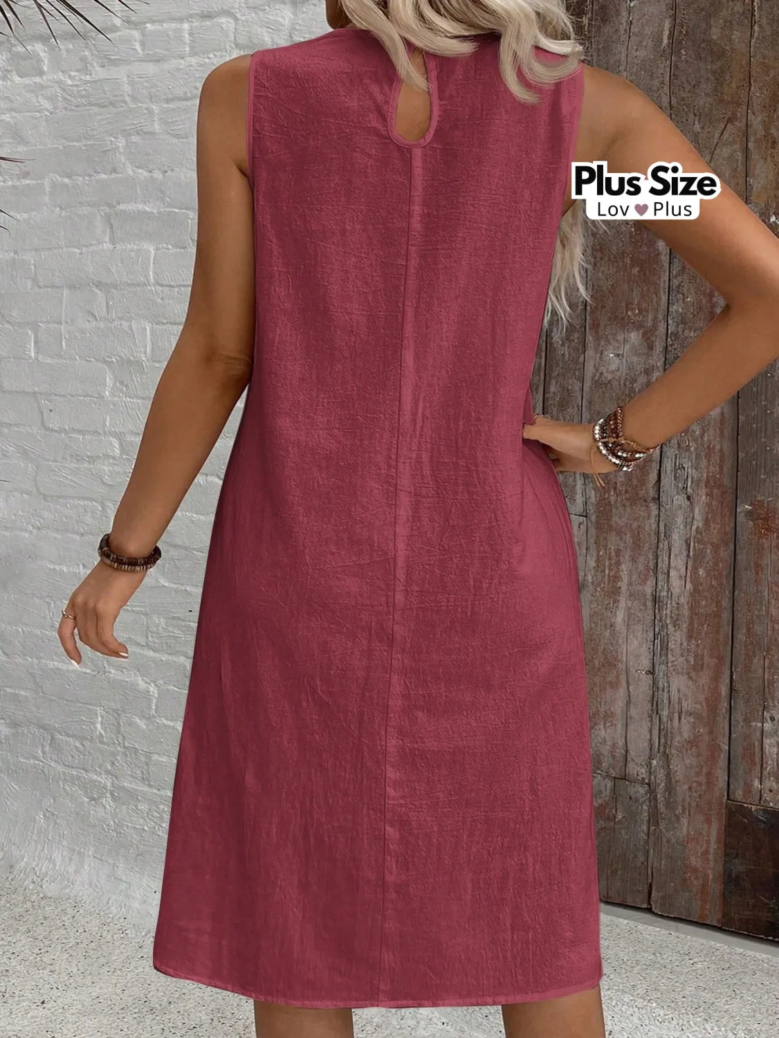 Vestido Solto 100% Algodão Plus Size Várias Cores Vestidos Plus Size
