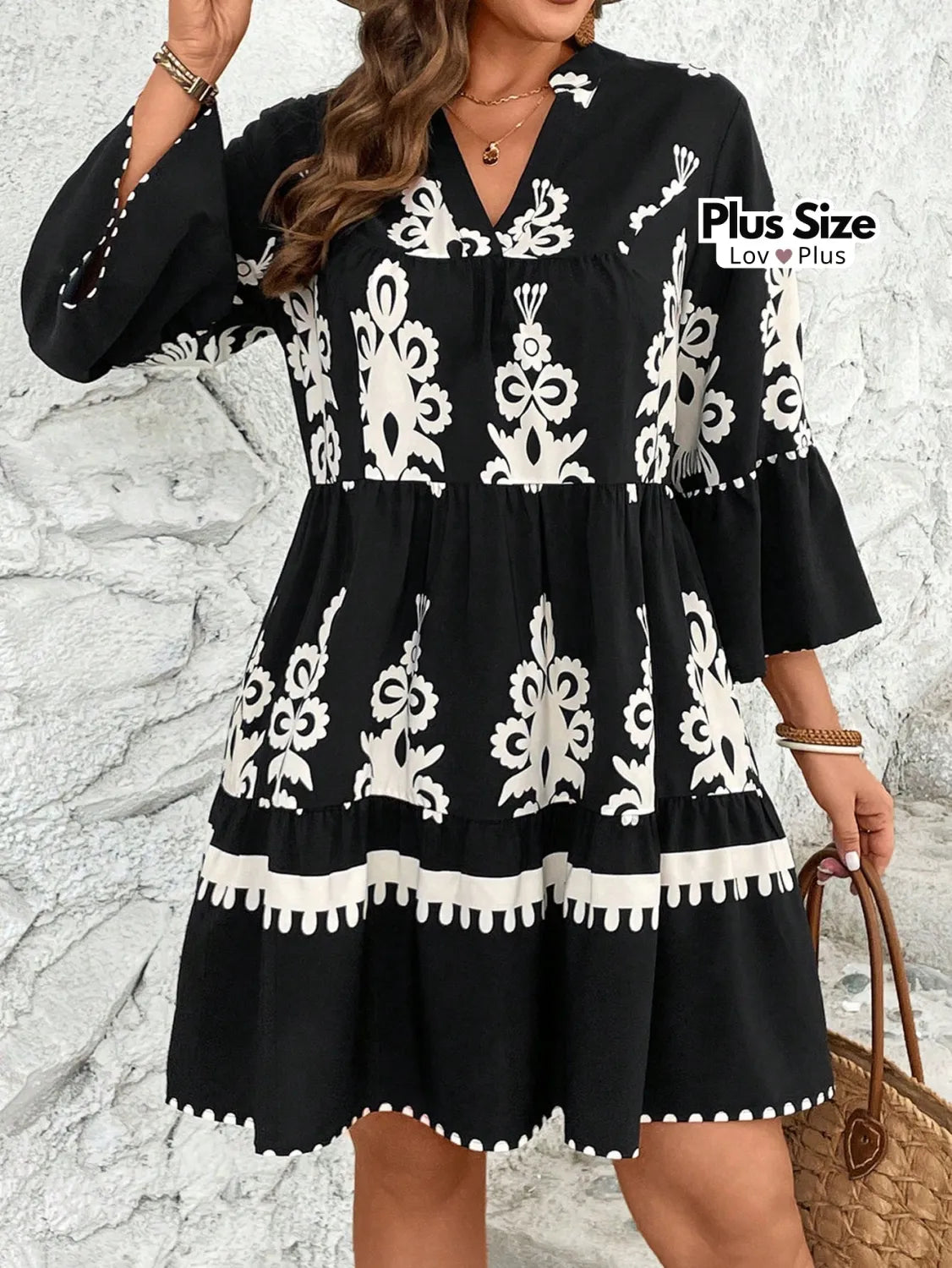 Vestido Solto Plus Size Boho Chic Vestidos Plus Size