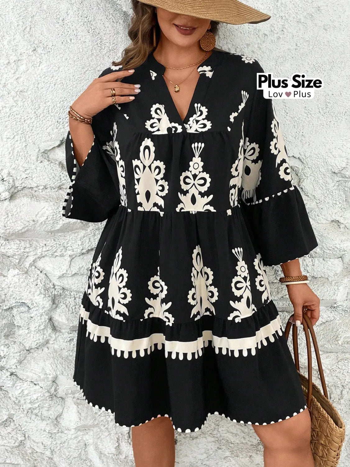 Vestido Solto Plus Size Boho Chic Vestidos Plus Size