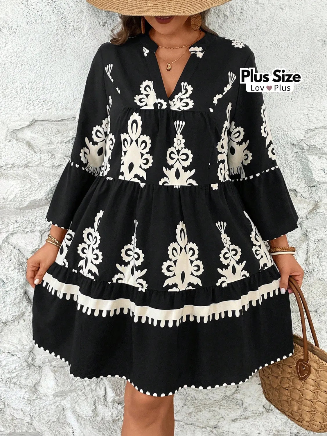 Vestido Solto Plus Size Boho Chic Vestidos Plus Size