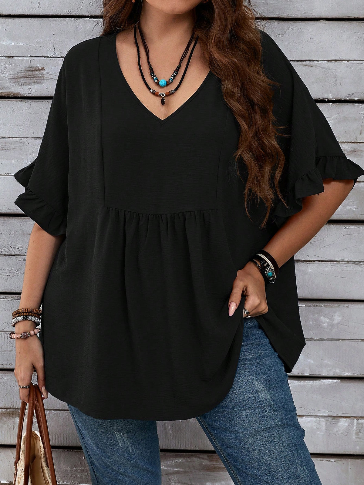 Blusa Soltinha Plus Size Estilosa