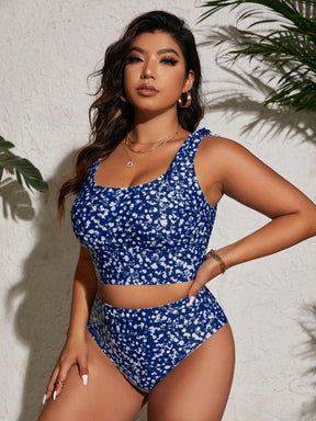 Biquíni Plus Size Comportado Cintura Alta