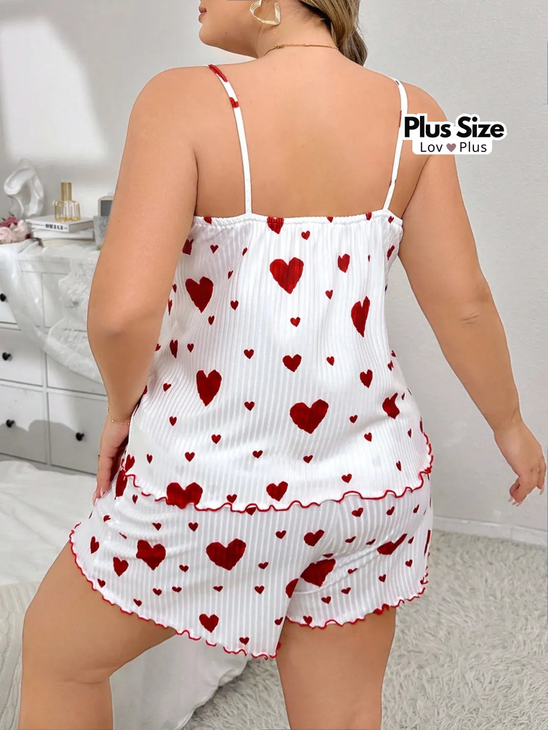 Baby Doll Feminino Plus Size em Malha Canelada Pijamas Plus Size