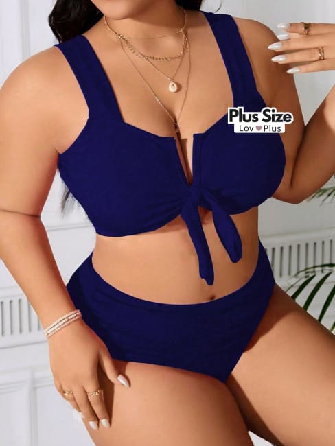 Biquíni Cintura Alta e Alças Grossas Plus Size - Tags: Biquínis Plus Size