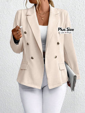 blazer elegante plus size, blazer feminino plus size, blazer plus size, blazer plus size feminino, blazer social plus size, flexify, inverno 2025, logo, manter tab original, roupa de inverno plus size , LovPlus