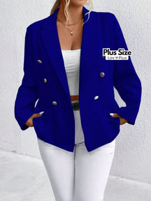 blazer elegante plus size, blazer feminino plus size, blazer plus size, blazer plus size feminino, blazer social plus size, flexify, inverno 2025, logo, manter tab original, roupa de inverno plus size , LovPlus