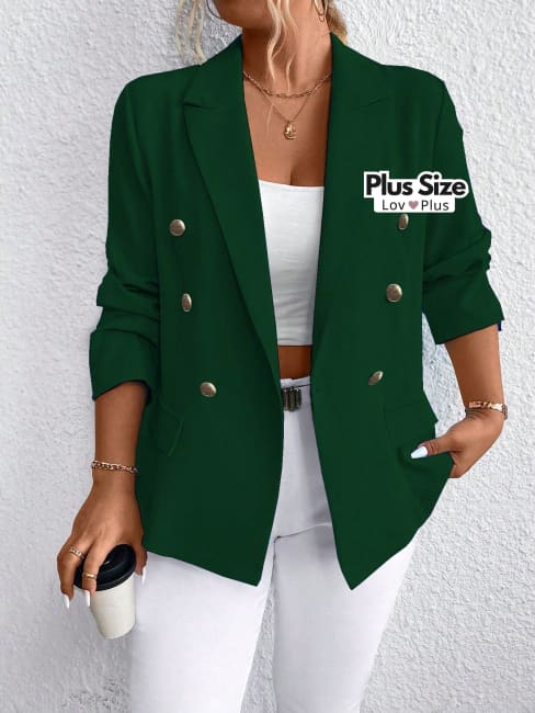 blazer elegante plus size, blazer feminino plus size, blazer plus size, blazer plus size feminino, blazer social plus size, flexify, inverno 2025, logo, manter tab original, roupa de inverno plus size , LovPlus