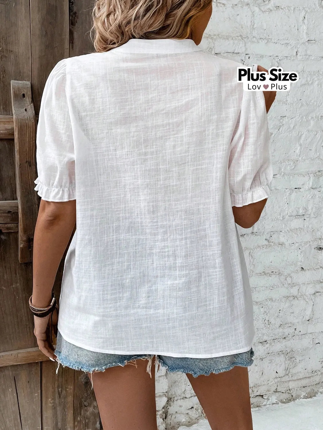 Blusa Bordada Plus Size 100% Algodão Blusas Plus Size