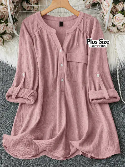 blusa chique plus size, blusa de manga comprida, blusa de manga comprida plus size, blusa de manga de enrolar, blusa de manga plus size, blusa de senhora plus size, blusa estampada plus size, blusa manga longa plus size, blusa para senhora plus size, blusa para trabalhar plus size, flexify, ft, logo , LovPlus