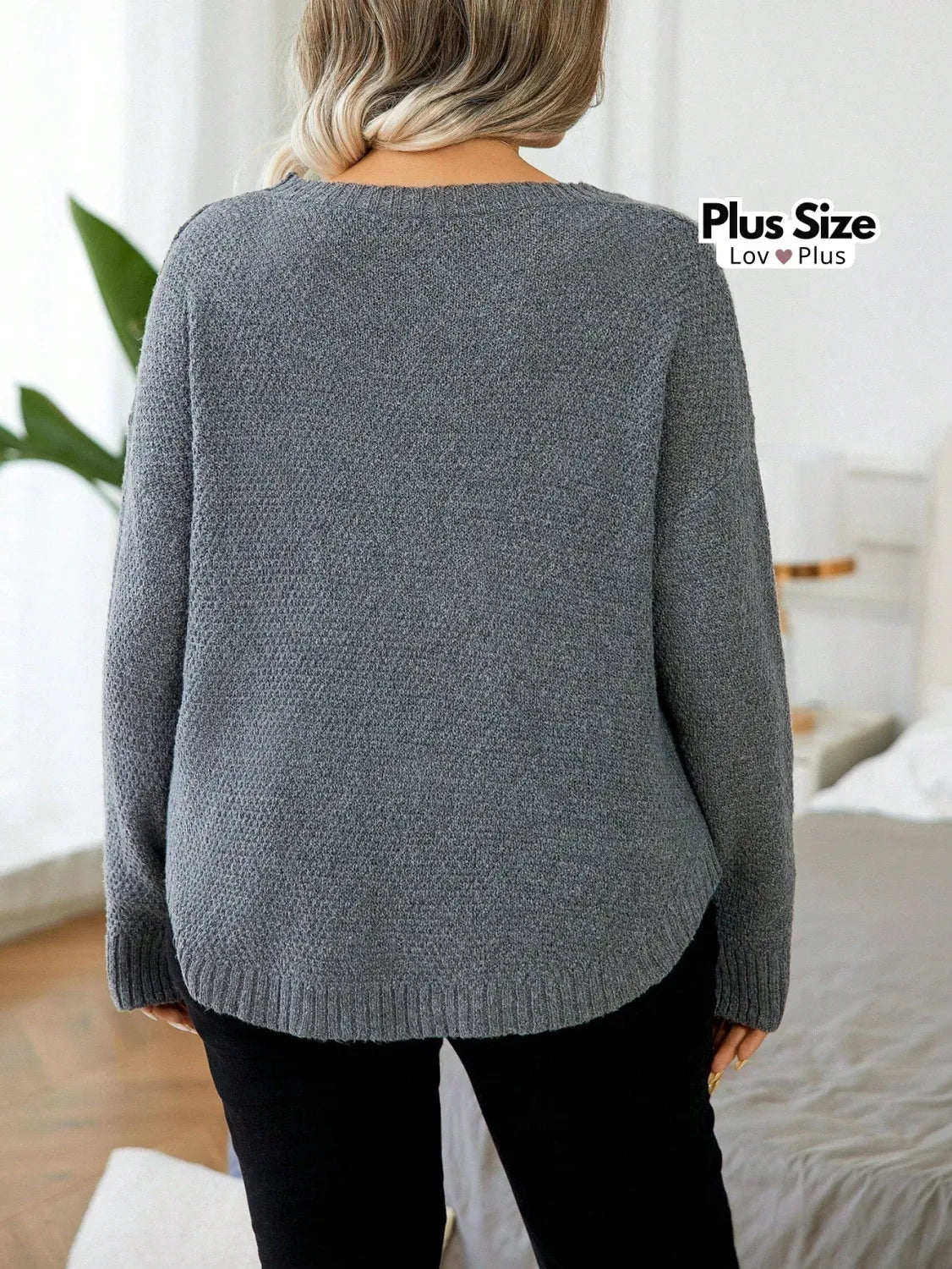 Blusa Manga Longa Plus Size de Frio Blusas Plus Size
