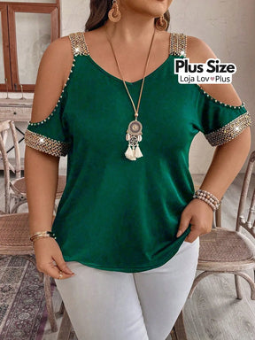 Blusa Plus Size Estilosa Ciganinha Blusas Plus Size