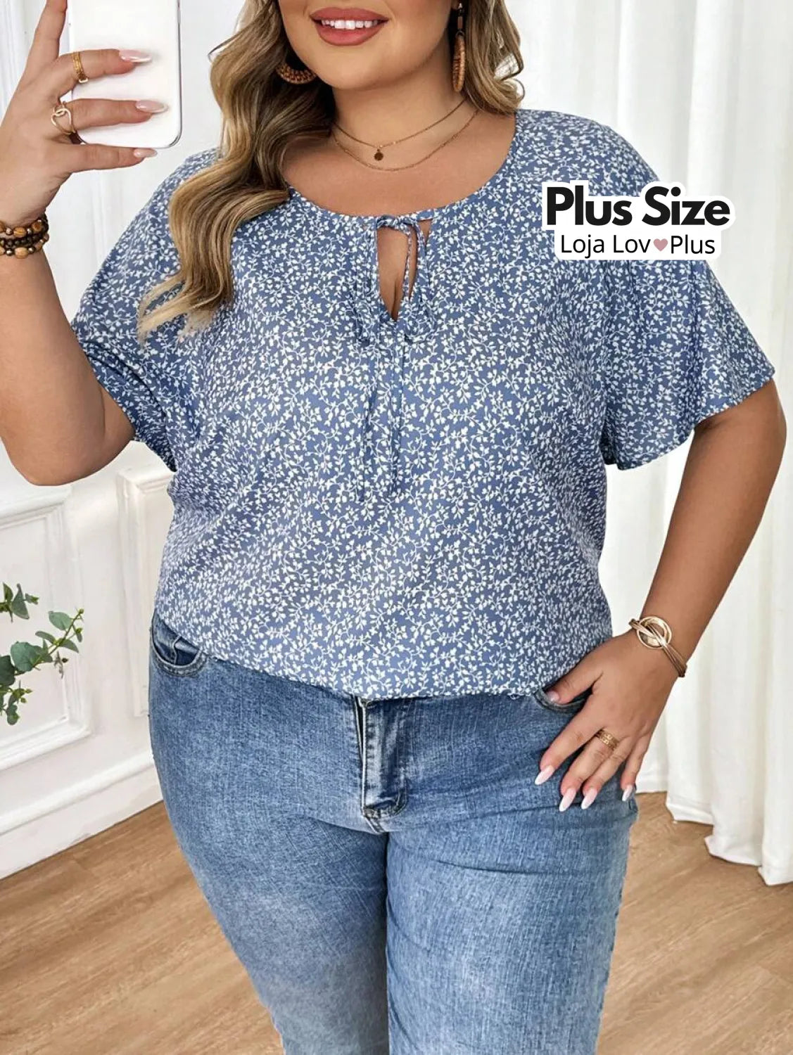 Blusa Plus Size Larga Tipo Bata Blusas Plus Size