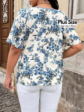 Blusa Plus Size Larga Tipo Bata Soltinha Blusas Plus Size