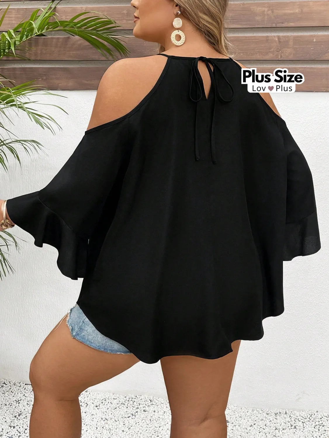 Blusa Plus Size Preta Ciganinha Blusas Plus Size
