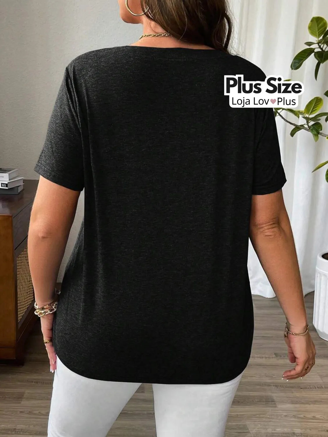 Blusa Plus Size Respirável Várias Cores Blusas Plus Size