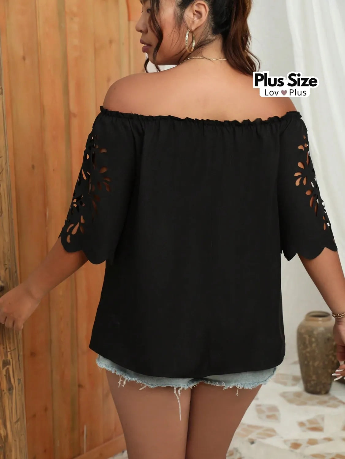 Blusa Preta Ciganinha Plus Size Blusas Plus Size