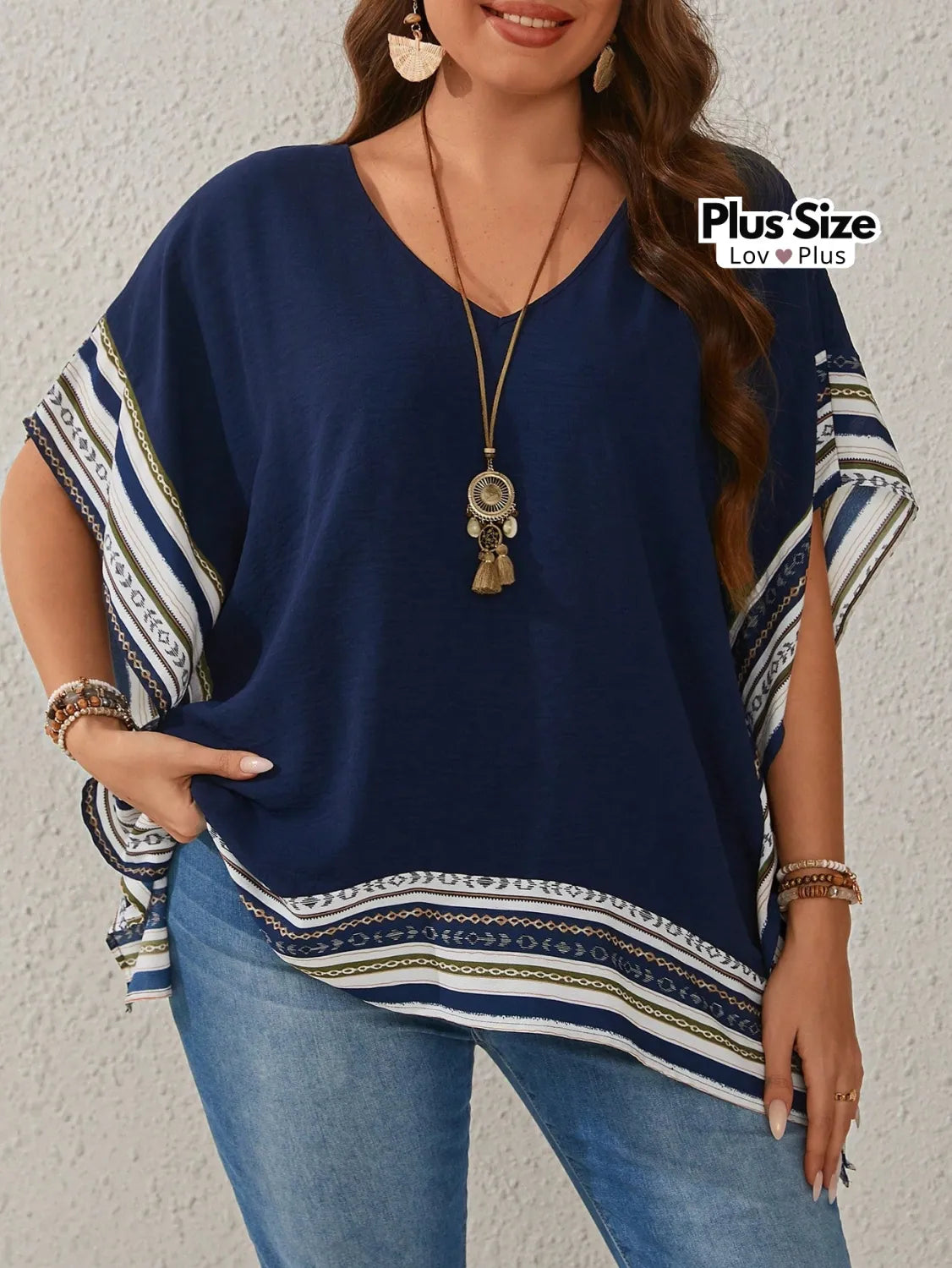 Blusa Soltinha Tipo Bata Indiana Plus Size Blusas Plus Size