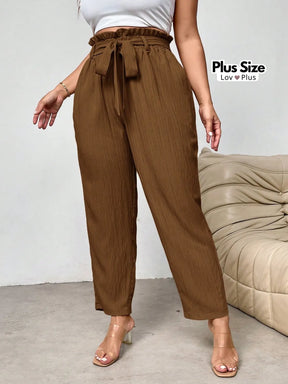 Calça Clochard Plus Size Diversas Cores G / Castanho Calças