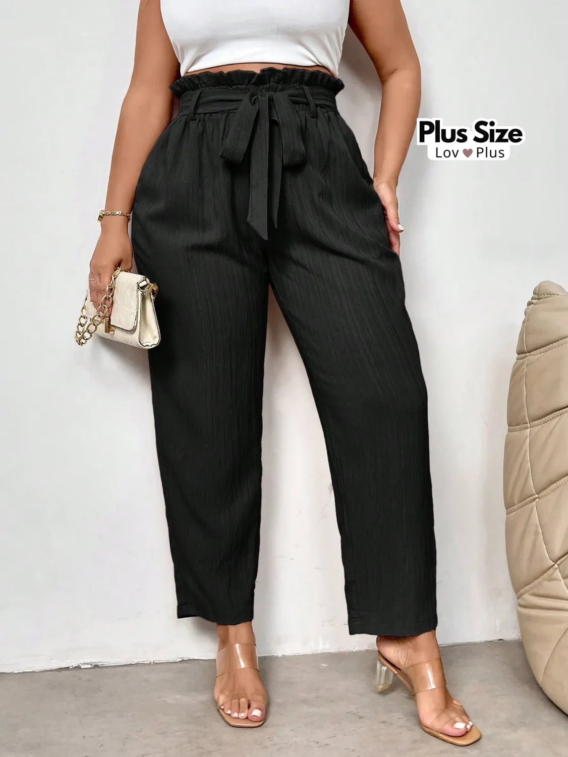 Calça Clochard Plus Size Diversas Cores G / Preto Calças
